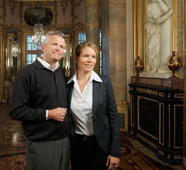 Besucher in Schloss Solitude Stuttgart