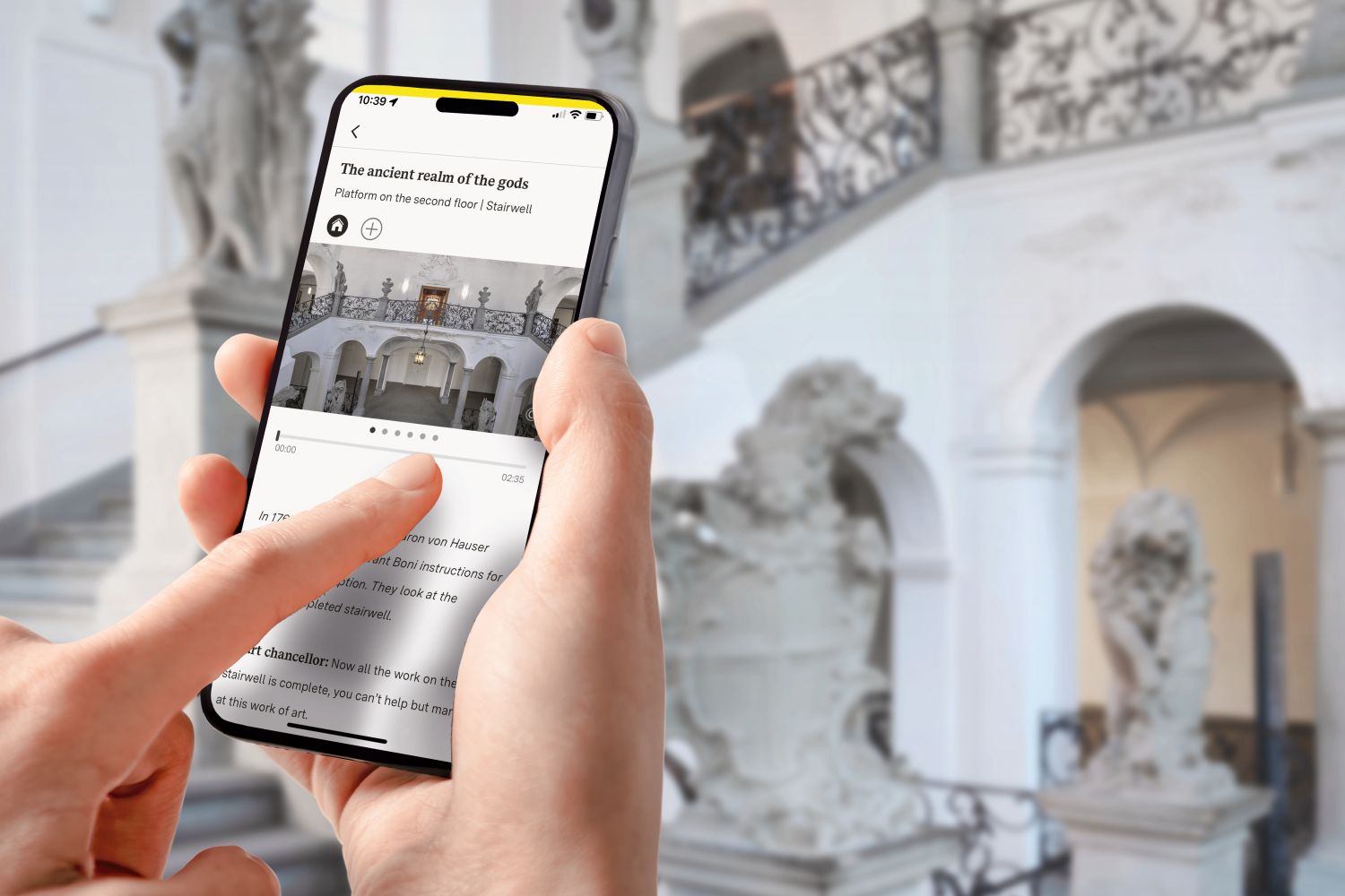 Meersburg New Palace, Monument BW app