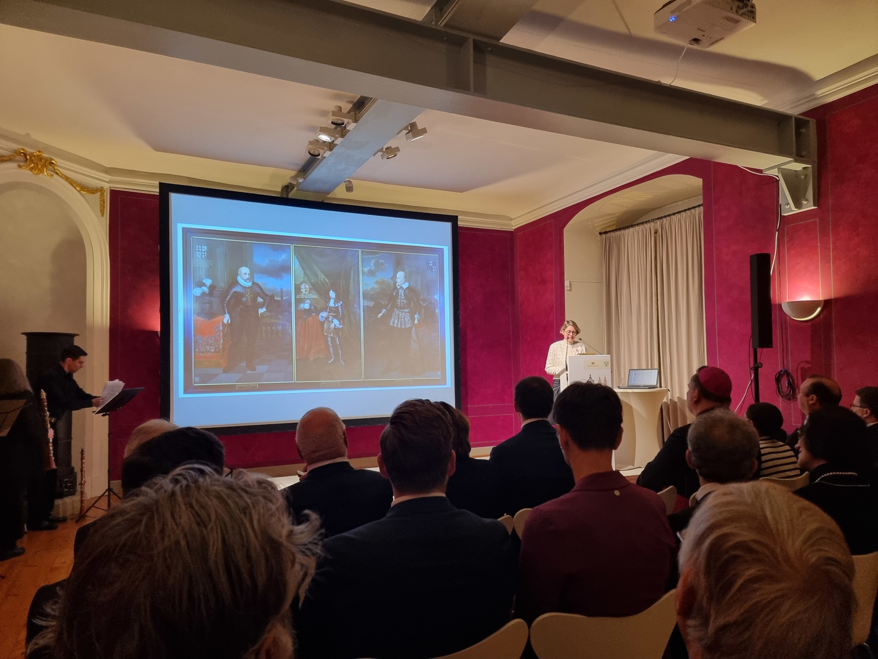 Residenzschloss Mergentheim, Event, Festakt Triptychon, Roter Saal