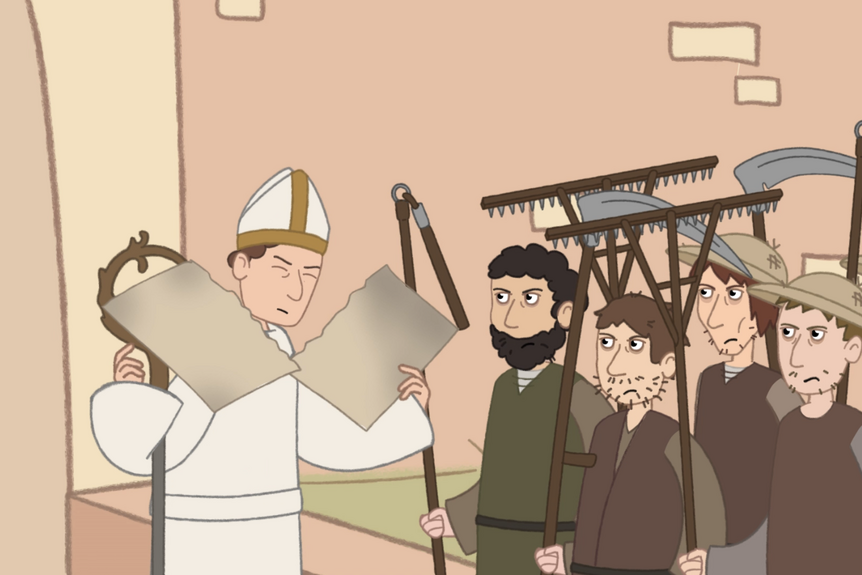 Ausschnitt aus dem Film "Klostersturm"