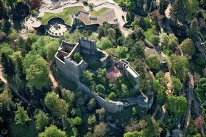 Burg Badenweiler, Vogelperspektive