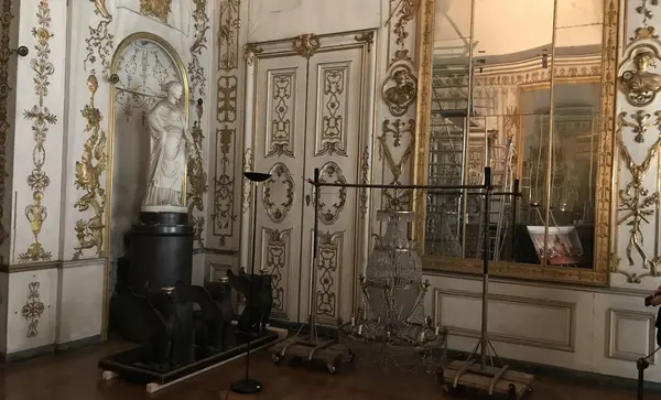 Foto: Staatsanzeiger für Baden-Württemberg GmbH & Co. KG, Anja Stangl Residenzschloss Ludwigsburg, Restaurierungsarbeiten im königlichen Appartement