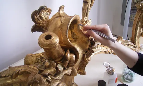 Foto: Staatliche Schlösser und Gärten Baden-Württemberg, Petra Pechacek Residenzschloss Mannheim, Goldarbeiten