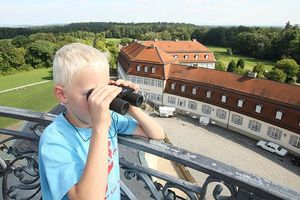 Schloss Solitude, Aussicht von der Kuppel