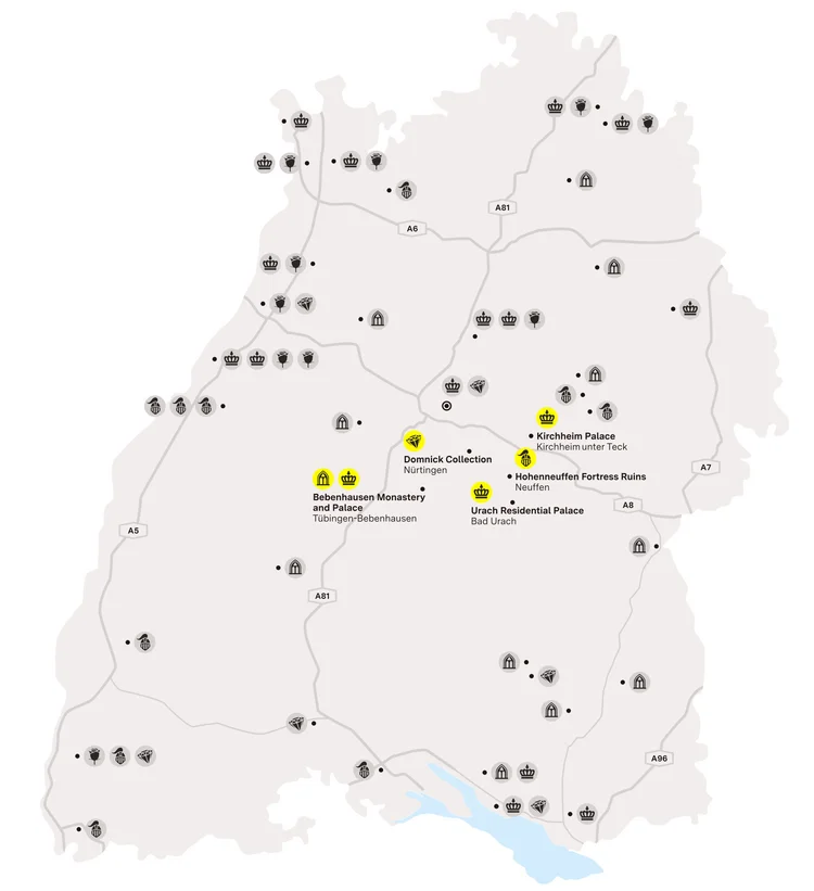 Illustration: Staatliche Schlösser und Gärten Baden-Württemberg, JUNG Kommunikation GmbH A rural idyll around Tübingen