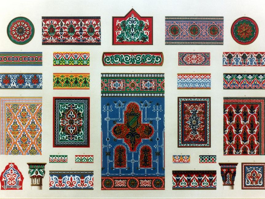 Wilhelma Stuttgart, Orientalische Dekore und Elemente