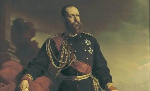 Foto: Landesmedienzentrum Baden-Württemberg, Dieter Jäger Residenzschloss Ludwigsburg, Ahnengalerie, Porträt von König Karl von Württemberg