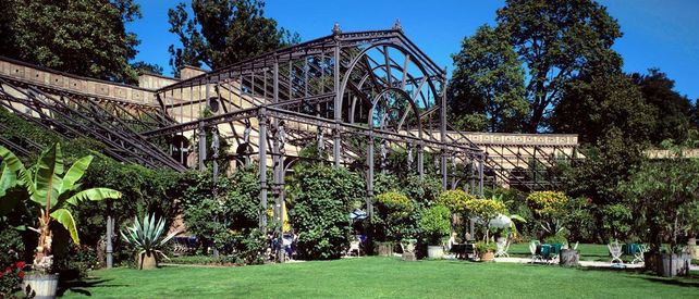 Botanischer Garten Karlsruhe, Schauhäuser