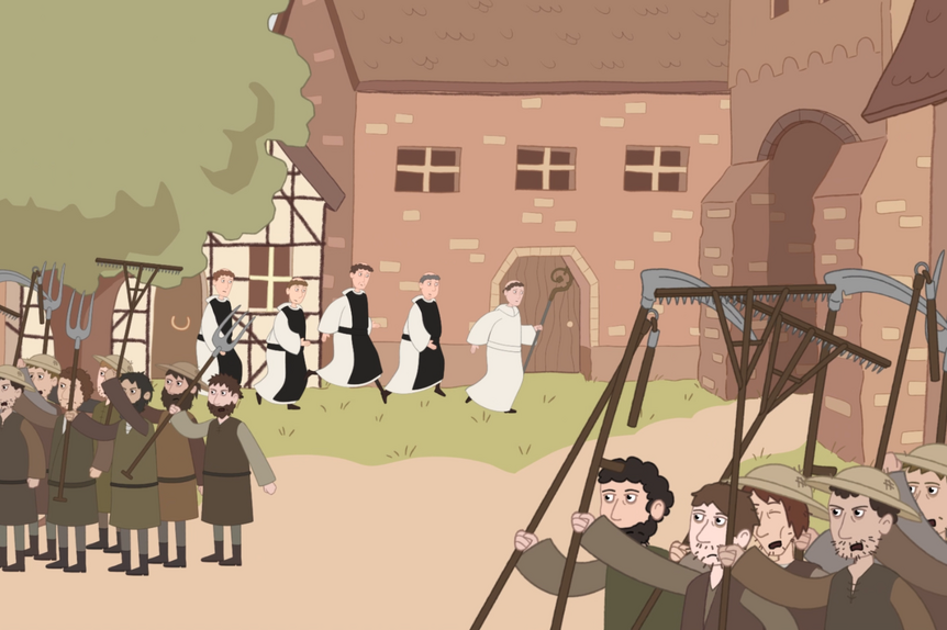 Ausschnitt aus dem Film "Klostersturm"