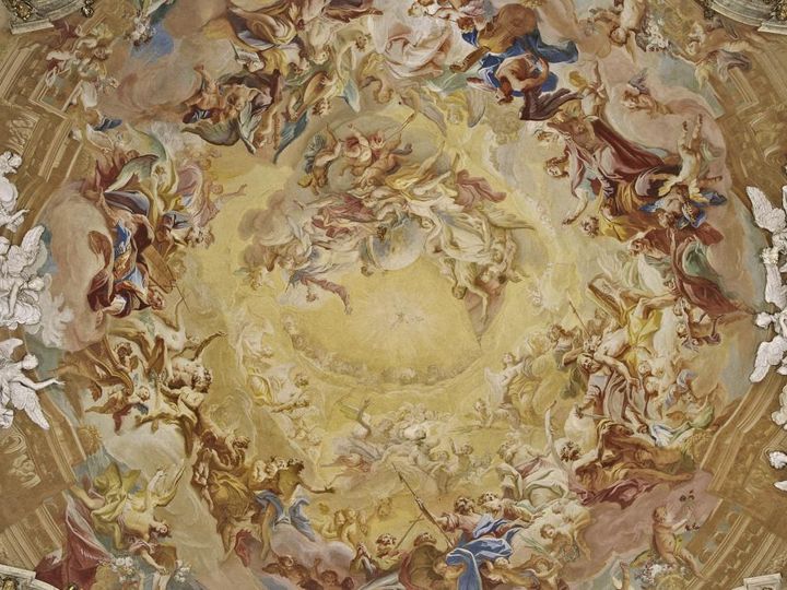 Residenzschloss Ludwigsburg, Deckengemälde der Schlosskapelle 