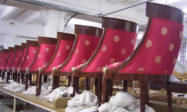 Foto: Staatliche Schlösser und Gärten Baden-Württemberg, Petra Pechacek Residenzschloss Mannheim, Stühle