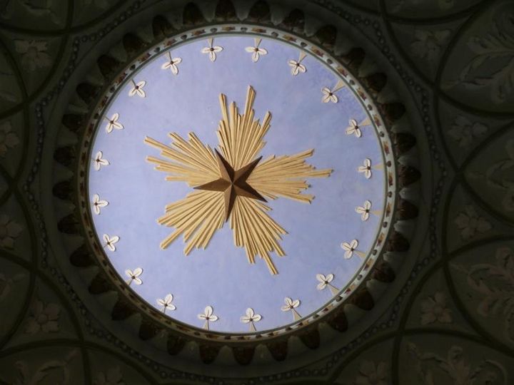 Foto: Staatliche Schlösser und Gärten Baden-Württemberg, Urheber unbekannt Schloss und Schlossgarten Schwetzingen, Moschee, Flammender Stern