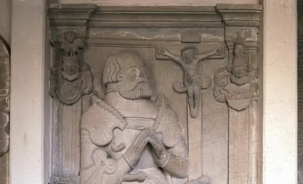 Foto: Landesmedienzentrum Baden-Württemberg, Dieter Jaeger Kloster Schöntal, Grab von Götz von Berlichingen