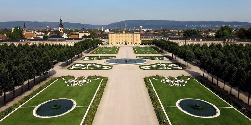 Château et Parc de Schwetzingen, côté jardin